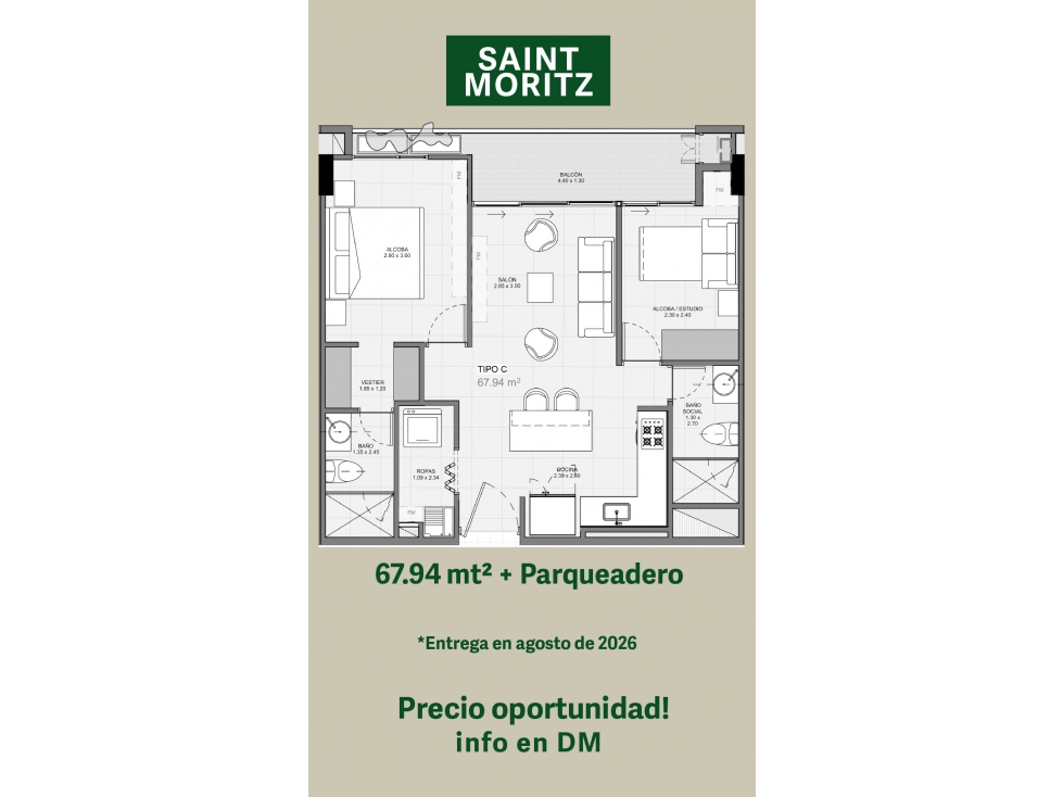 Venta de apartamento para estrenar en El Retiro — foto 5