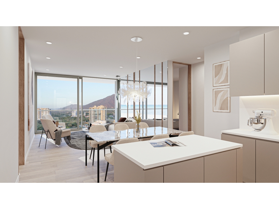 Apartamento primera línea de playa Bello horizonte, Santa Marta — foto 2