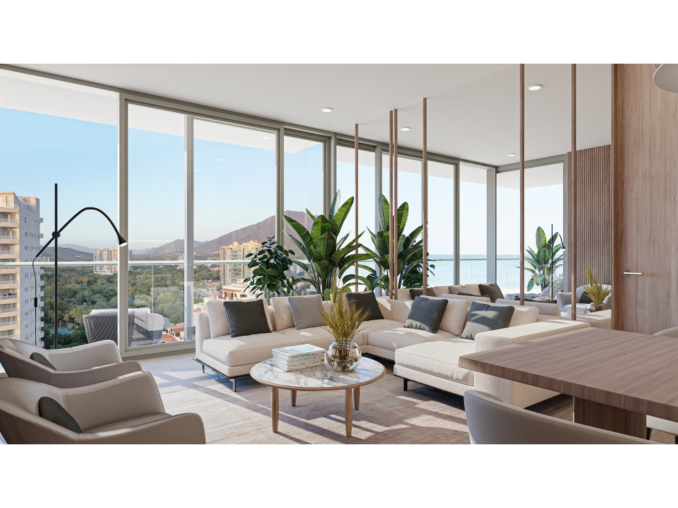 Apartamento primera línea de playa Bello horizonte, Santa Marta — foto 4
