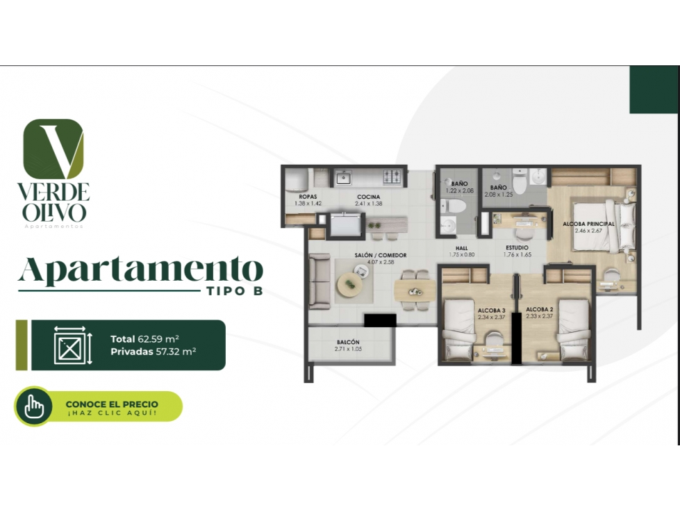 VENTA APARTAMENTO PARA ESTRENAR CAMINO VERDE (CESIÓN) — foto 5