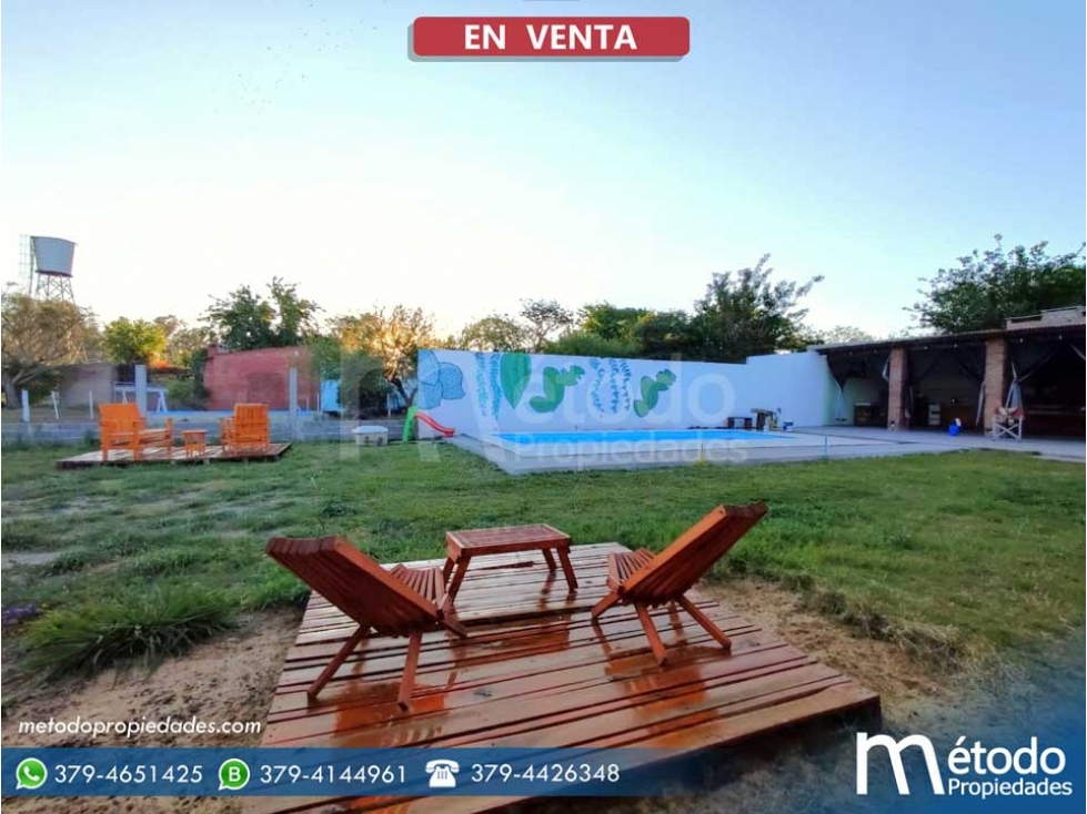 Casa Quinta en Venta - Riachuelo - Antártida Argentina N° 1740 - Ctes. - 4