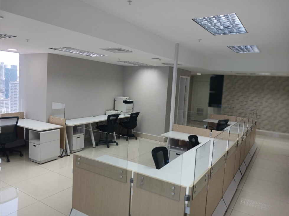 ALQUILO OFICINA EN AVE, BALBOA, 200M2, AMOBLADA, VISTA PANORAMICA. — foto 5