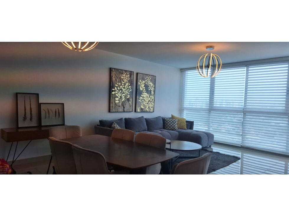 ALQUILO APARTAMENTO AMOBLADO EN COSTA DEL ESTE, 3 RECAMARAS, 150M2.