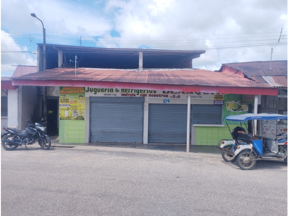 SE VENDE INMUEBLE CON LOCAL Y ALOJAMIENTO EQUIPADOS, EN YURIMAGUAS - 1
