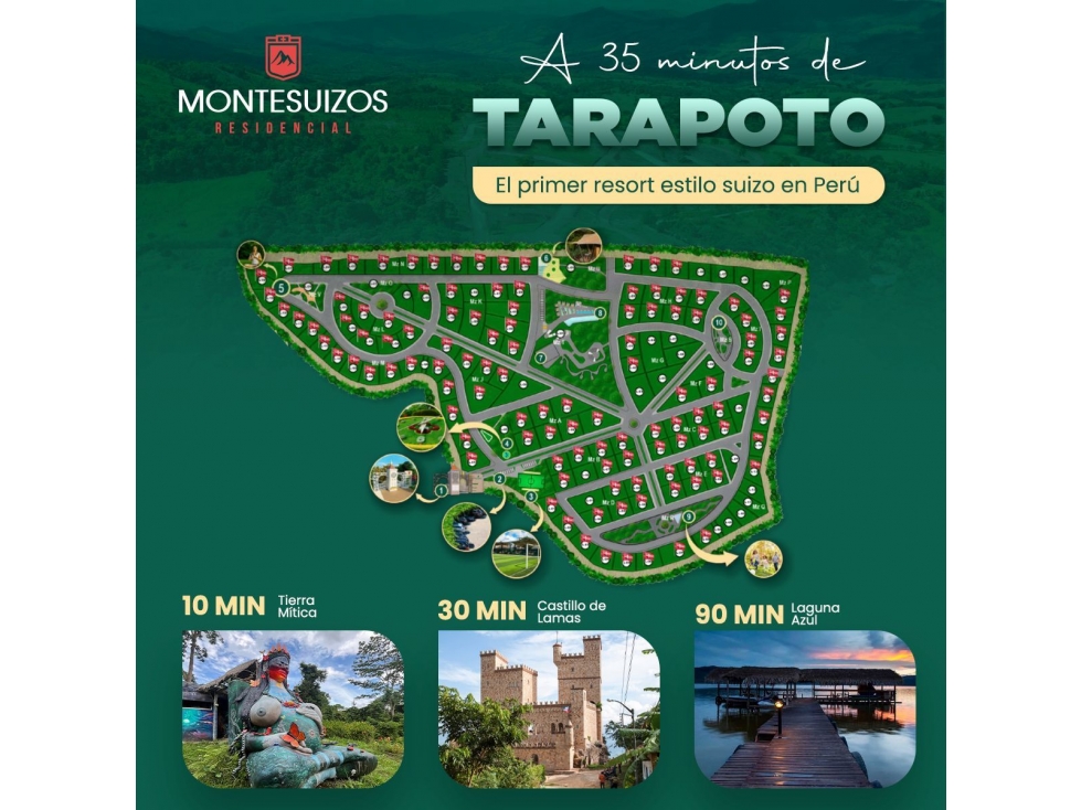 MONTE SUIZO RESIDENCIAL, CASAS DE CAMPO EN TARAPOTO, SAN MARTIN — foto 3