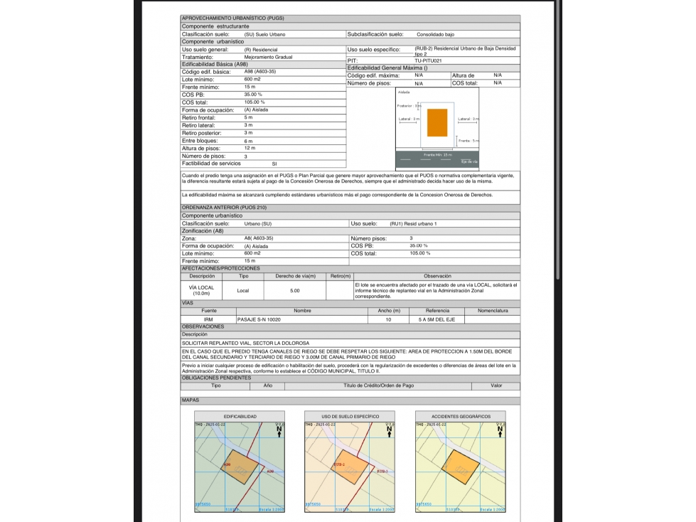 Terreno Venta Tumbaco 1560 m2 atrás del MegaSantaMaría Precio fijo - 2