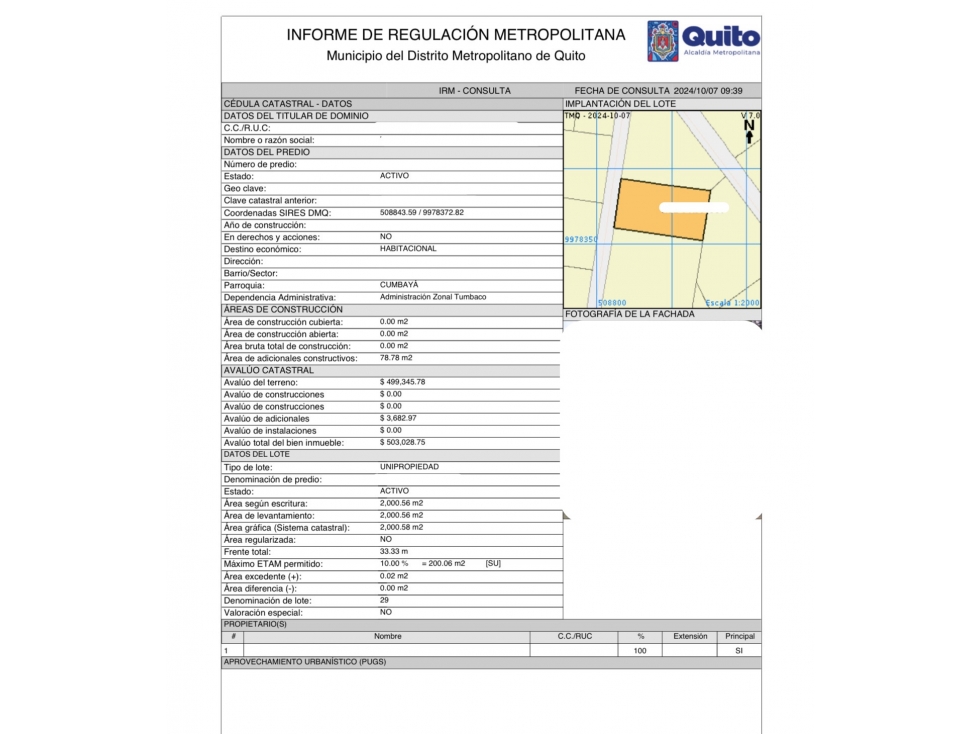 Terreno VENTA Cumbayá dentro de urbanización privada - 6