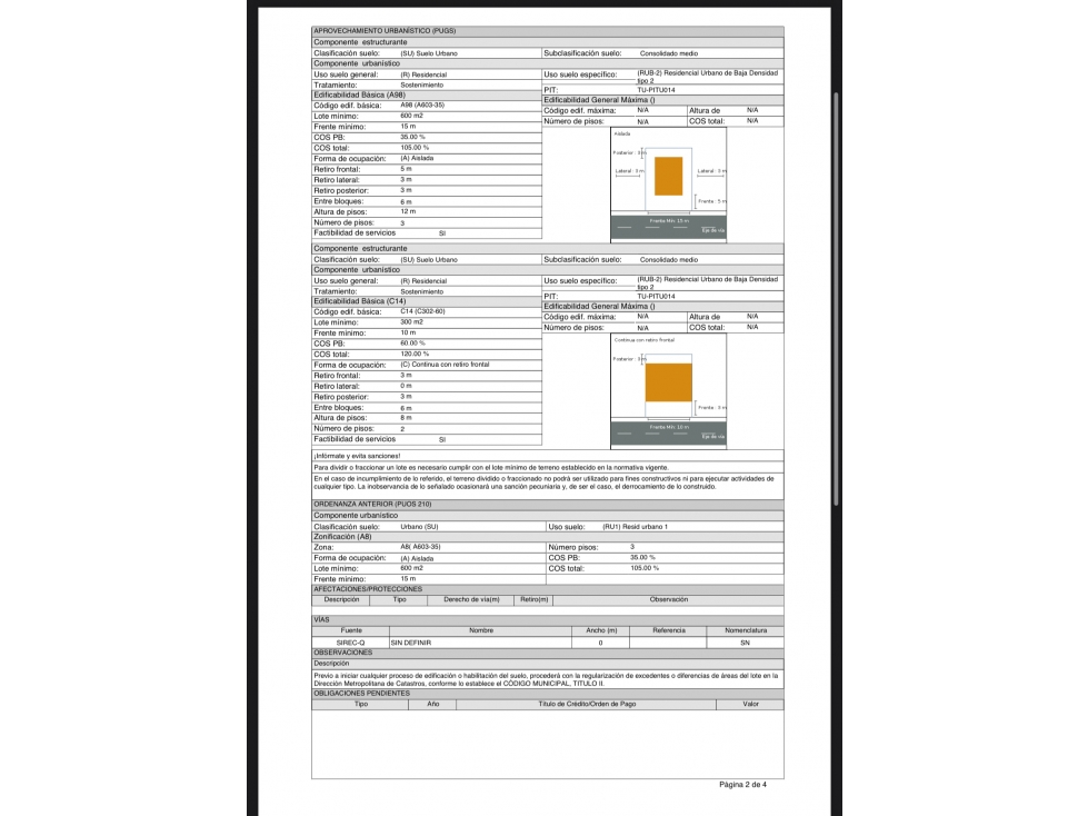 Terreno VENTA 1.700 m2 planos Cumbayá La Primavera - 2