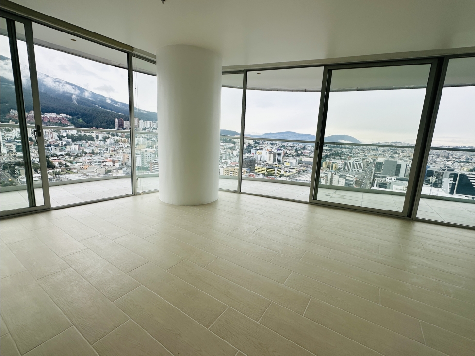 Suite VENTA con balcón corrido y garaje edificio ONE Quito — foto 2