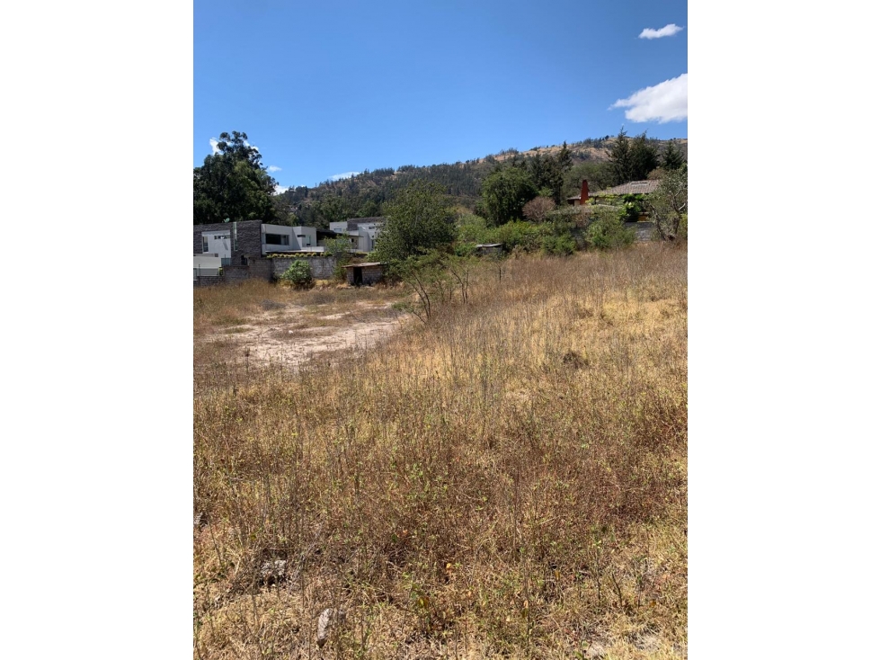 Terreno VENTA Tumbaco junto a ruta viva 2966 m2 - 2