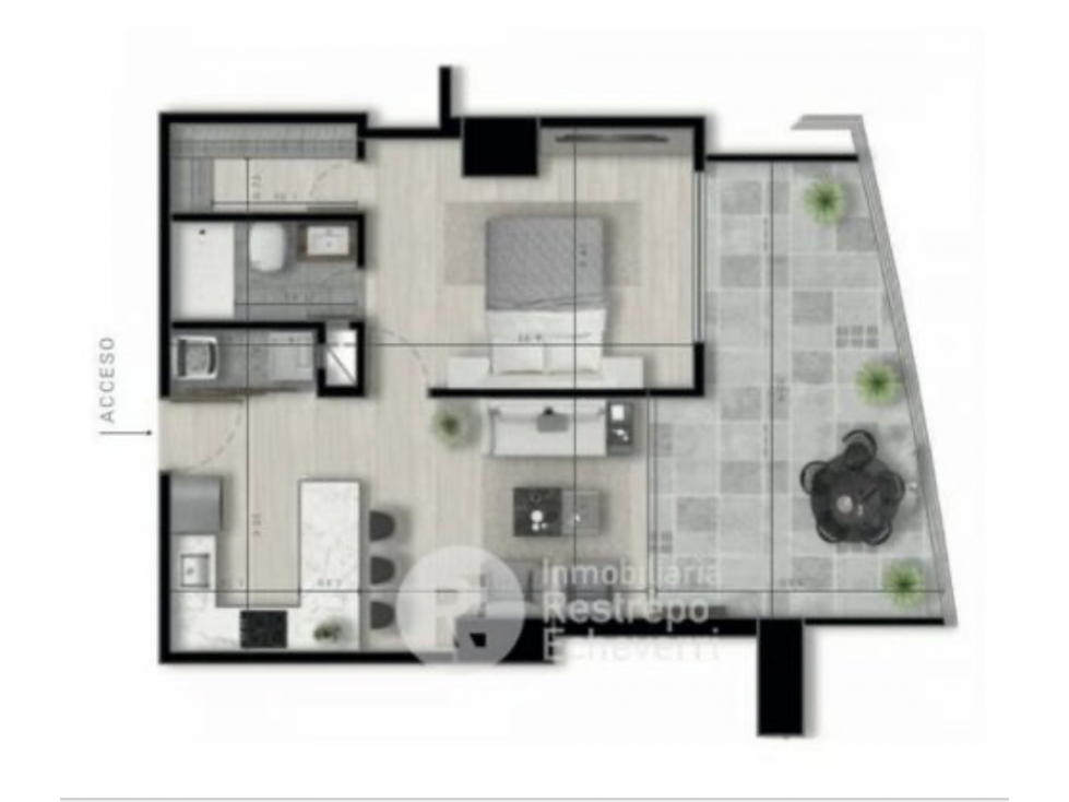 New Apt Studio 1 bed huge balcony $460 milliones — foto 2