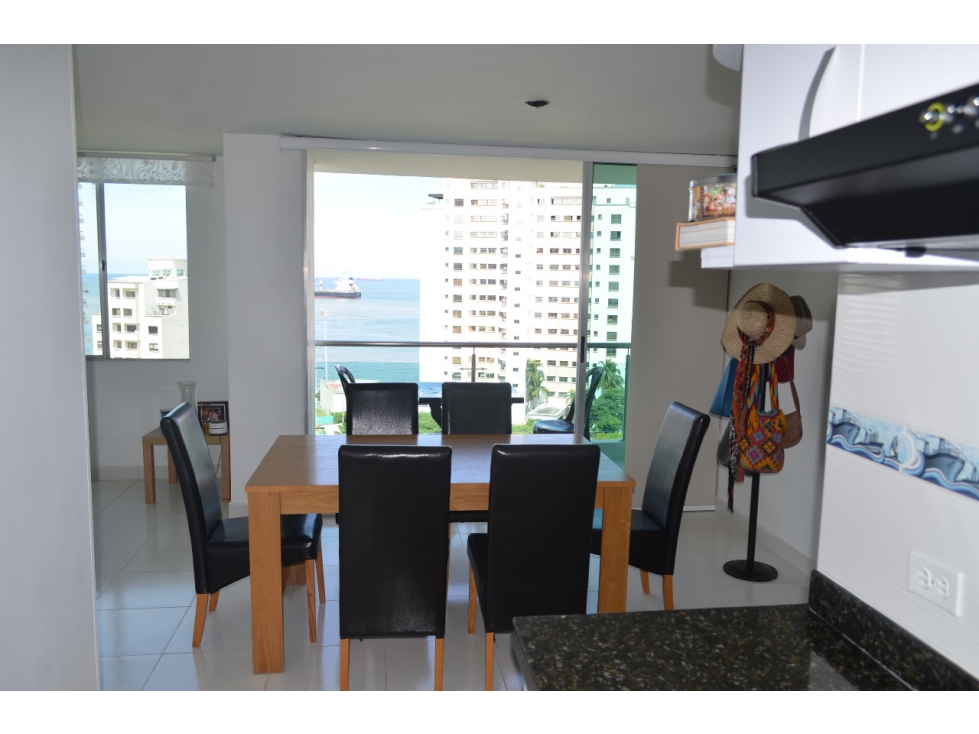 En venta apartamento con espectacular vista al mar Los Cocos — foto 3