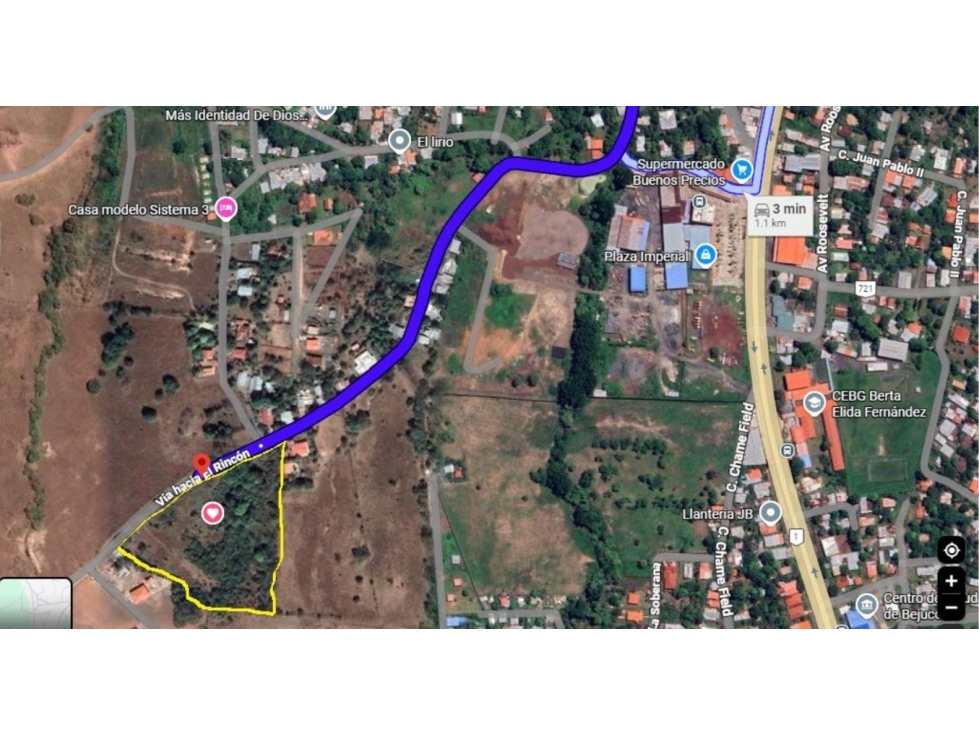 Terreno de 2.66 hectáreas en venta en Bejuco, Chame Panama Oeste - 1
