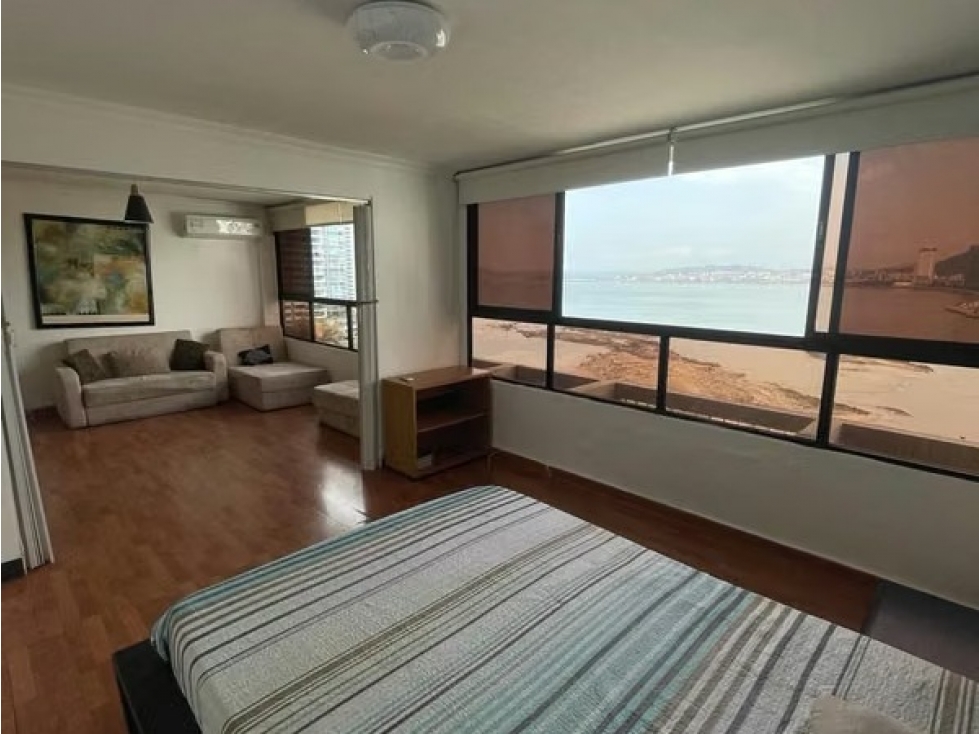 Apartamento en Alquiler con Vista al Mar Avenida Balboa / Paitilla