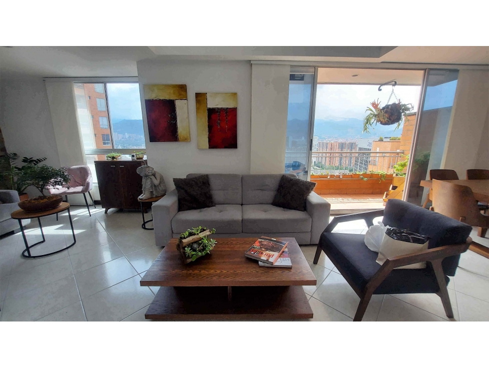 SE ARRIENDA O VENDE PENT HOUSE AMOBLADO O SIN AMOBLAR EN EL POBLADO