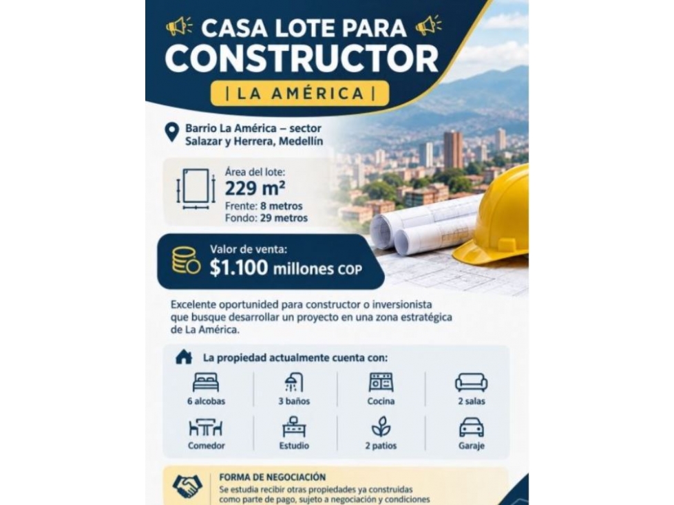 Casa para la venta en Medellín la América - 1