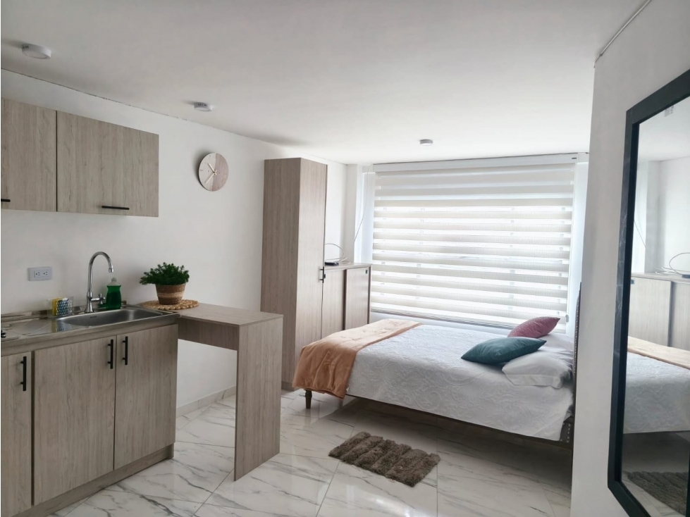 Apartaestudio amoblado Palermo servicios incluidos