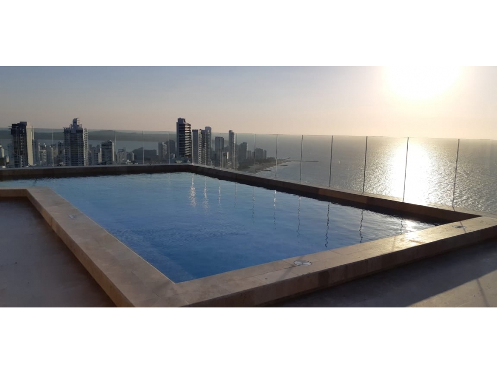 VENTA APARTAMENTO 95m2 AMOBLADO + TERRAZA BOCAGRANDE CARTAGENA — foto 3