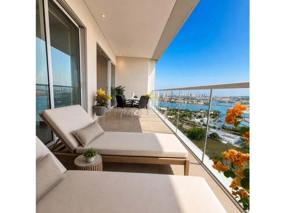VENTA Apartamento 73m2 + Terraza Bocagrande CARTAGENA