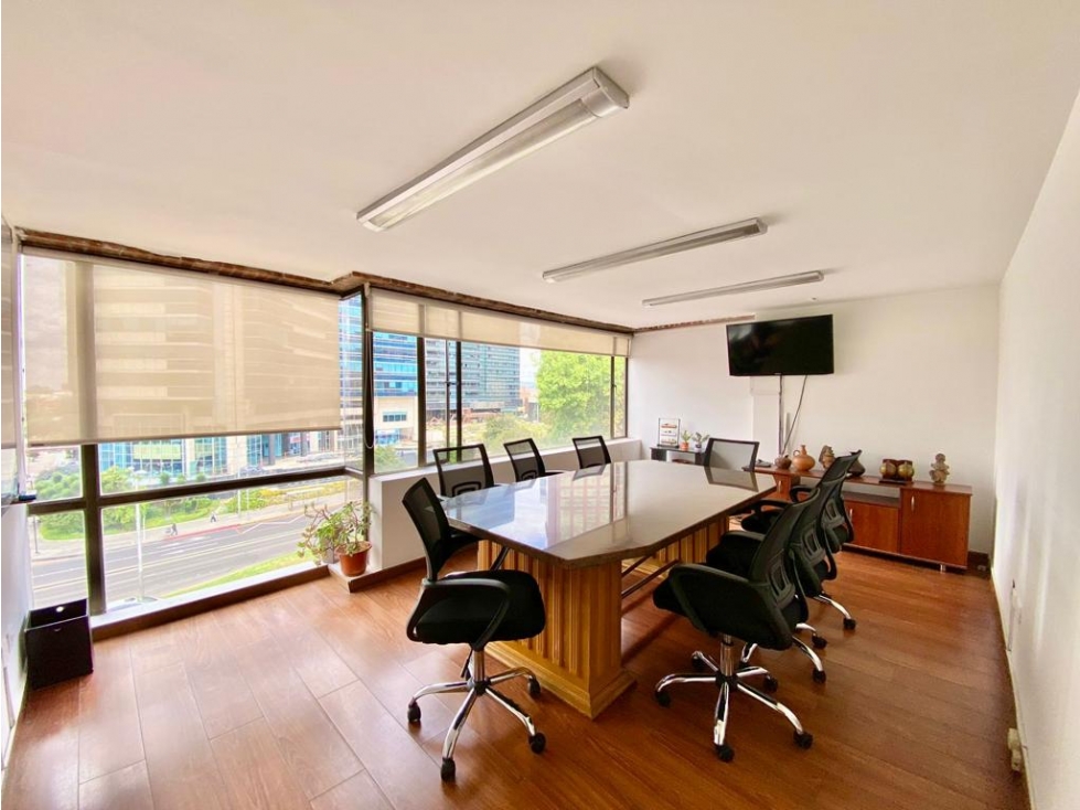 ARRIENDO OFICINA 481.51m2 DUPLEX + TERRAZA SANTA BARBARA