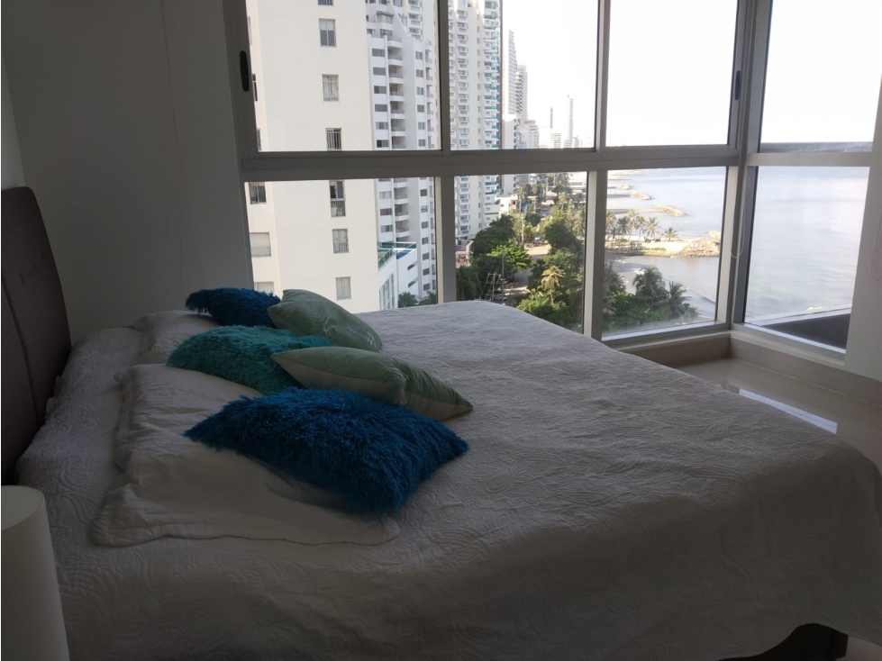 VENTA APARTAMENTO 95m2 AMOBLADO + TERRAZA BOCAGRANDE CARTAGENA — foto 5