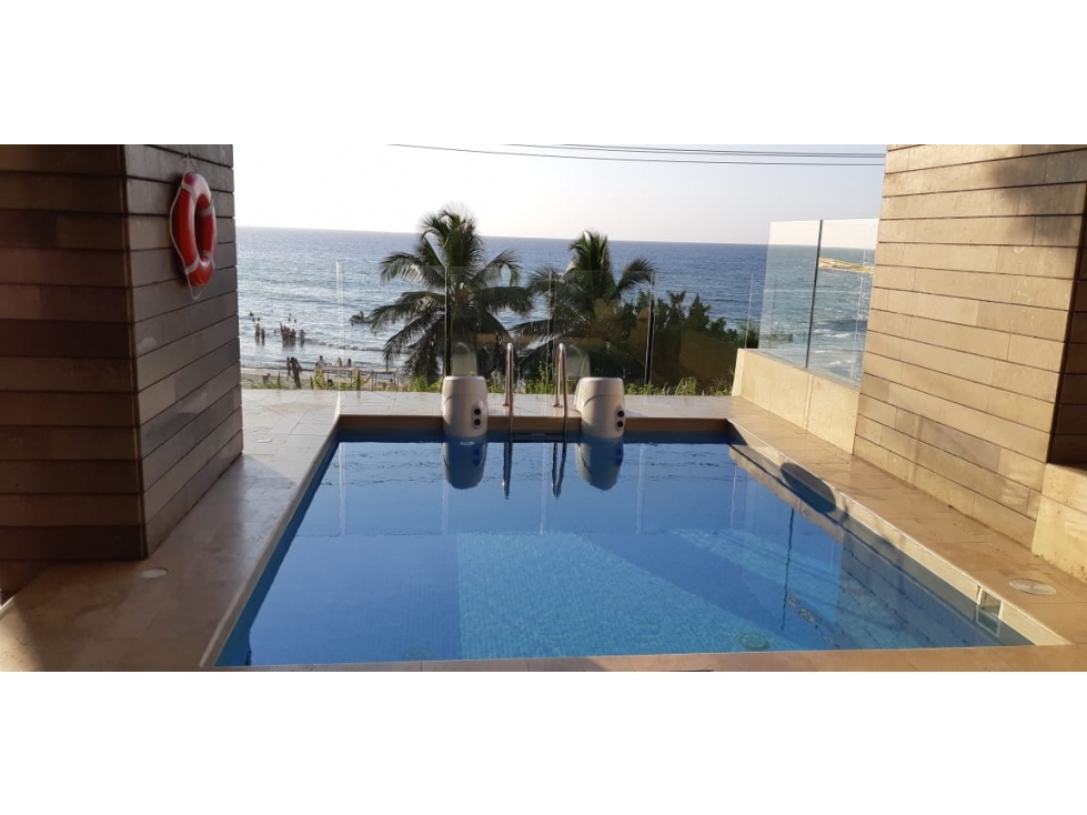 VENTA APARTAMENTO 95m2 AMOBLADO + TERRAZA BOCAGRANDE CARTAGENA