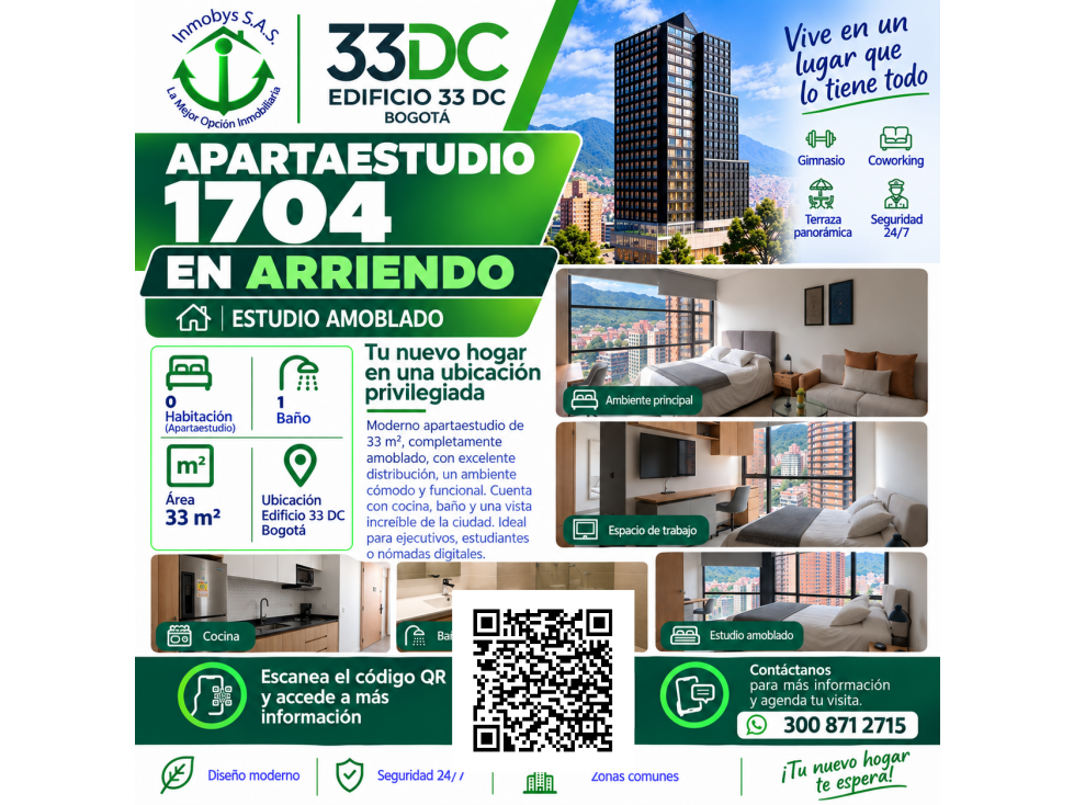 Apto 1704 Ed.33DC