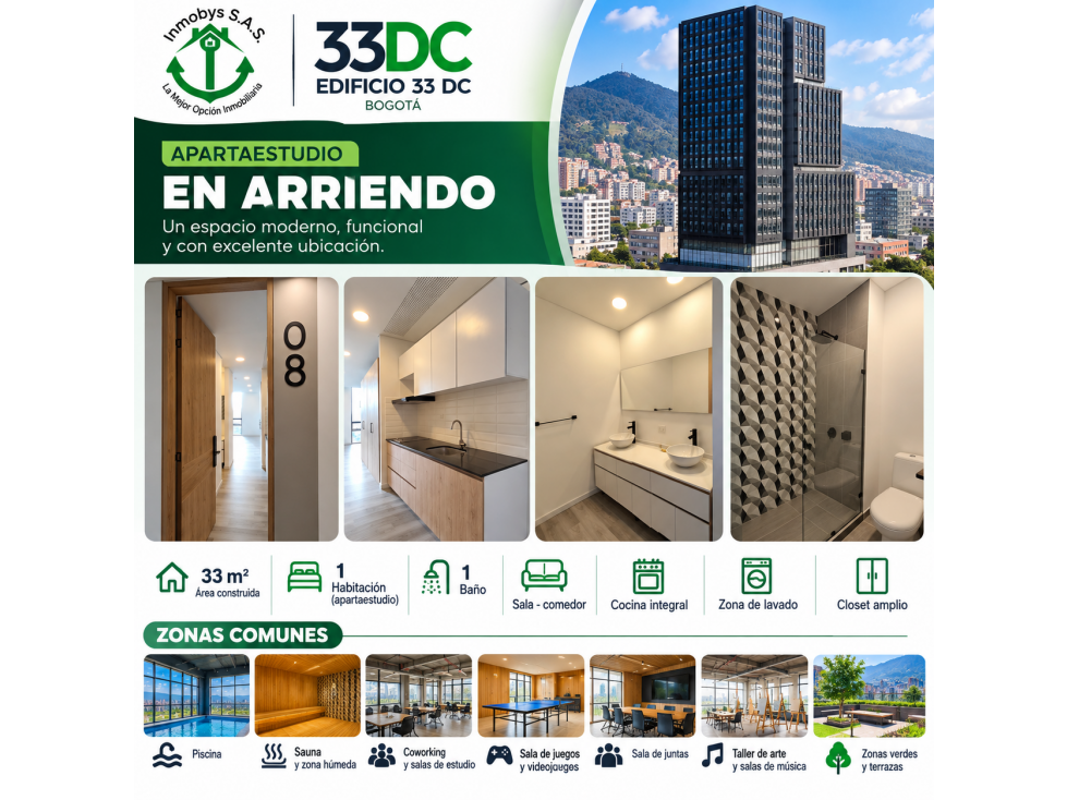 APARTAMENTO 33 M2