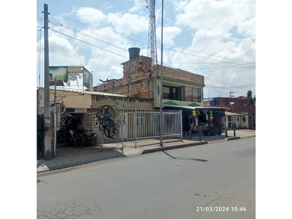 SE VENDE CASA LOTE COMERCIAL EN EL BARRIO PORVENIR FUNZA - 2