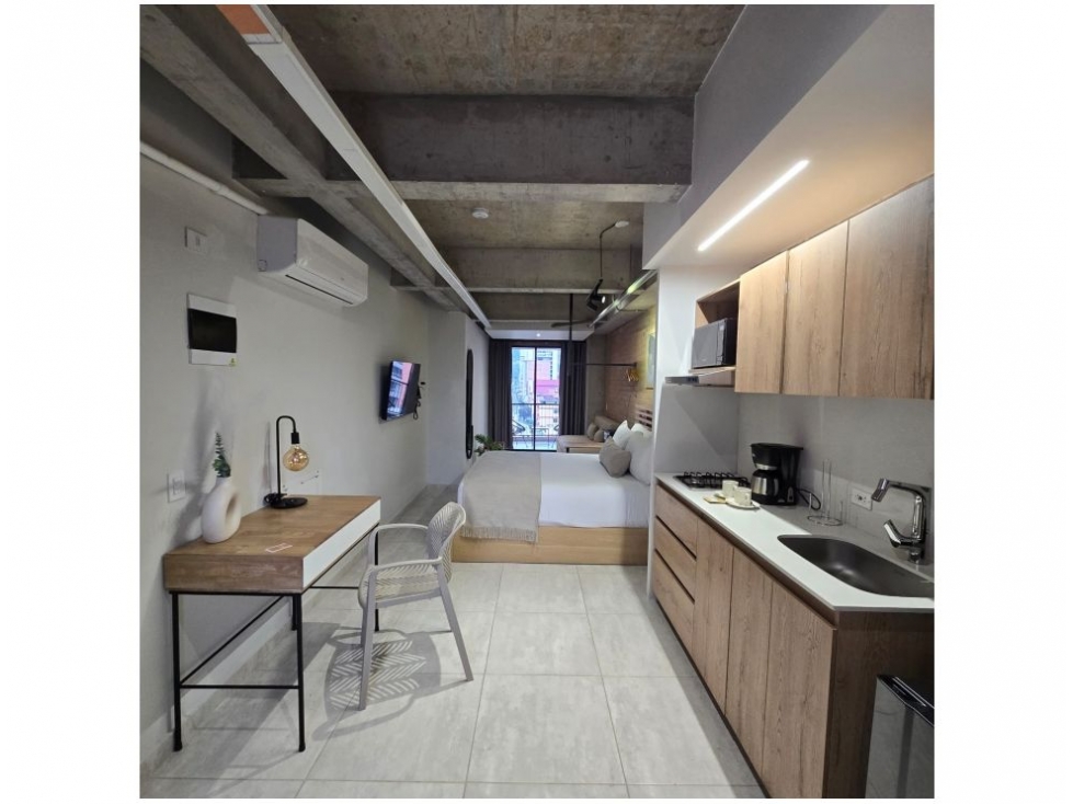 VENTA APARTAESTUDIO AMOBLADO, BELÉN LOS ALPES, MEDELLIN, RENTAS CORTAS — foto 2