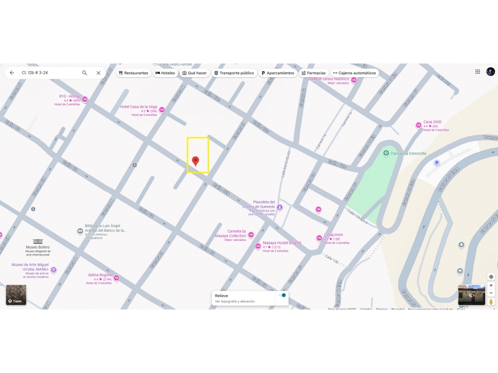 Lote en venta Centro Histórico de Bogotá