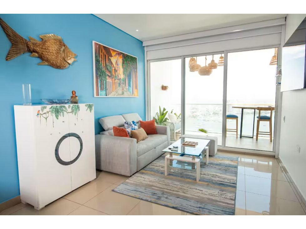 VENTA DE APARTAMENTO EN BOCAGRANDE CARTAGENA