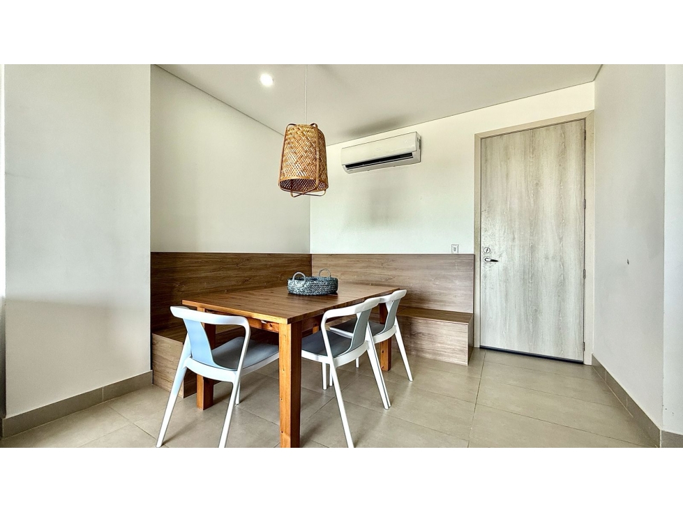VENTA DE APARTAMENTO AMOBLADO EN PUNTA ROCA