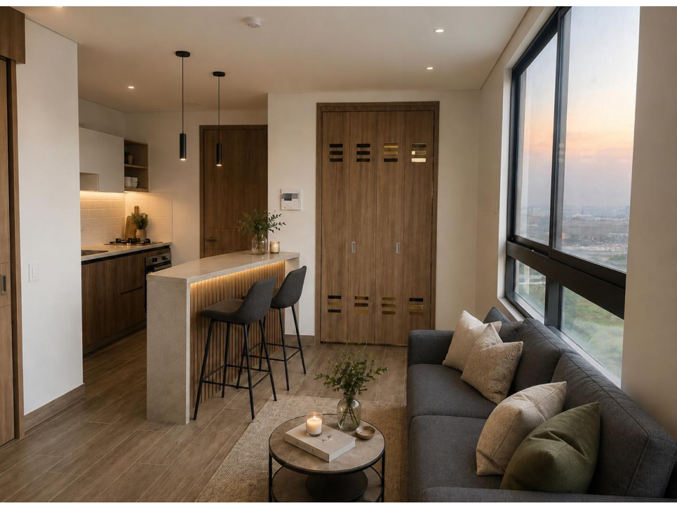 ARRIENDO DE APARTAESTUDIO AMOBLADO EN VIVE RIO