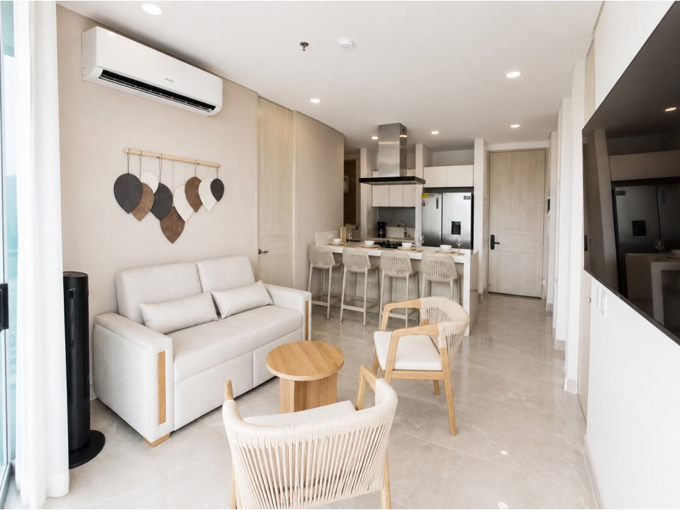 VENTA DE APARTAMENTO AMOBLADO EN BELLO HORIZONTE - SANTA MARTA — foto 4