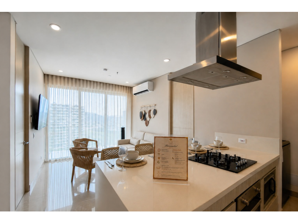 VENTA DE APARTAMENTO AMOBLADO EN BELLO HORIZONTE - SANTA MARTA — foto 3