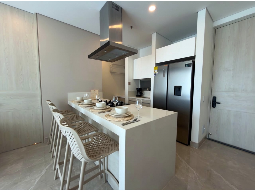 VENTA DE APARTAMENTO AMOBLADO EN BELLO HORIZONTE - SANTA MARTA — foto 6
