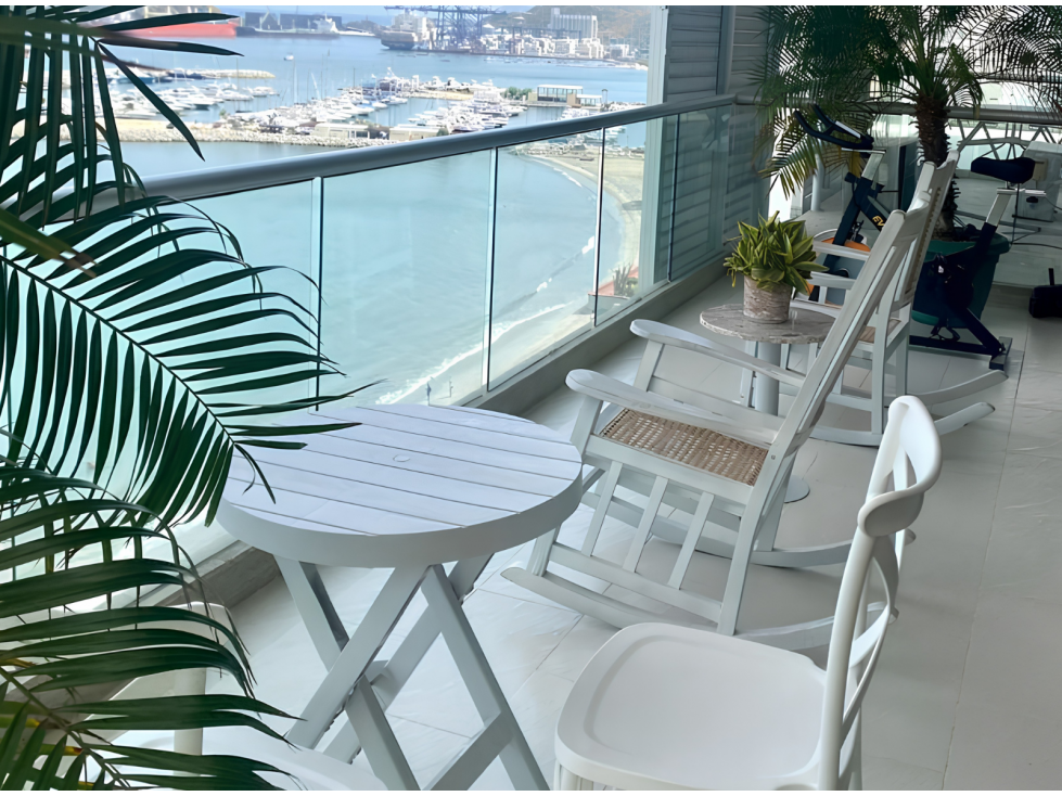 APARTAMENTO EN VENTA FRENTE A LA BAHÍA DE SANTA MARTA — foto 2