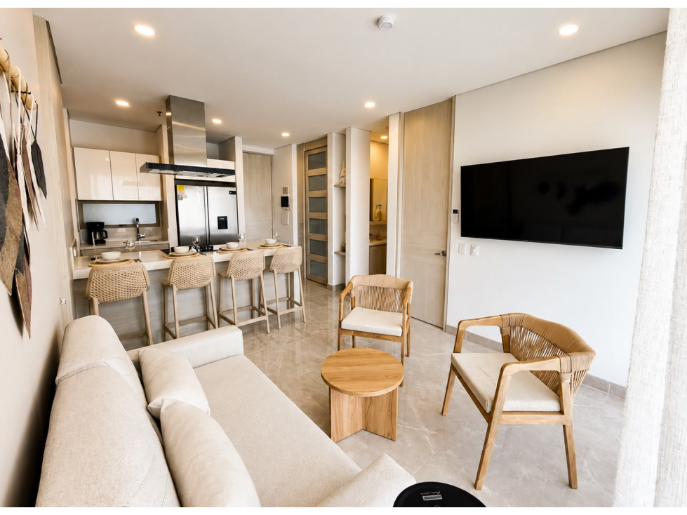 VENTA DE APARTAMENTO AMOBLADO EN BELLO HORIZONTE - SANTA MARTA — foto 5