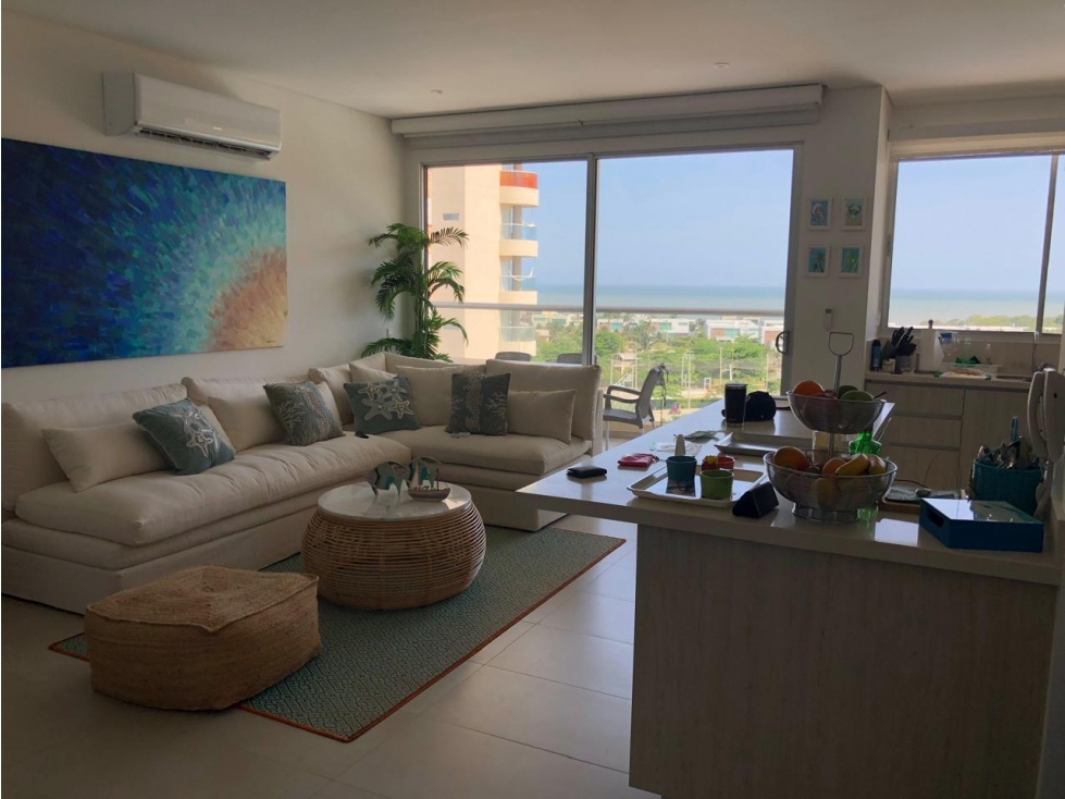 VENTA DE APARTAMENTO EN AGUA MARINA AMOBLADO