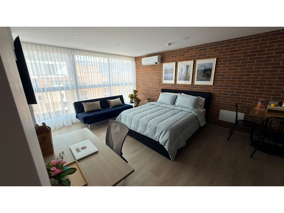 APARTAESTUDIO AMOBLADO EN LAURELES LISTO PARA HABITAR