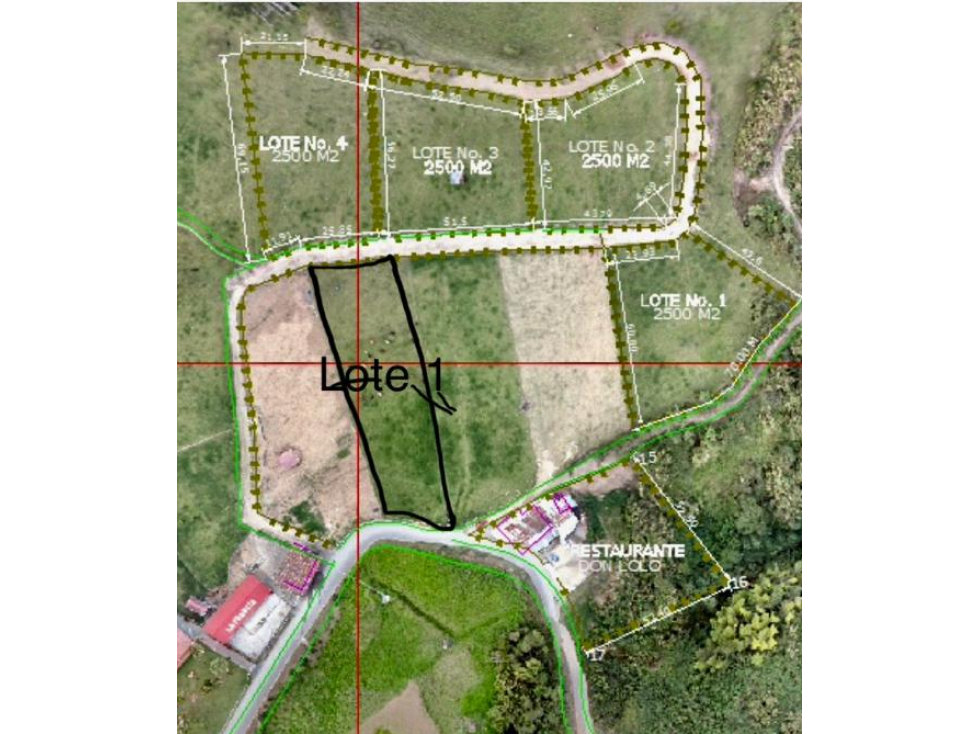 Lote con servicios para la venta - Vía Termales a borde de carretera - 2