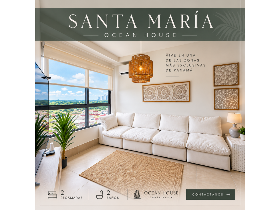 CLIENTES DIRECTOS SE ALQUILA APARTAMENTO OCEAN HOUSE SANTA MARIA