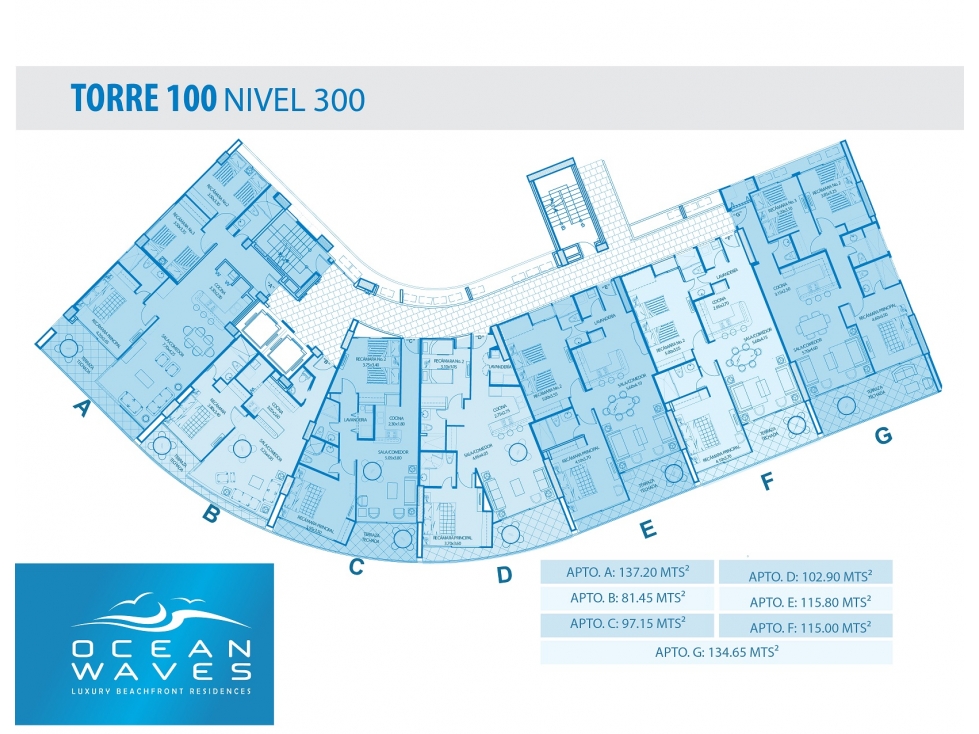 SE VENDE APARTAMENTO FRENTE AL MAR PH OCEAN WAVES GORGONA — foto 5