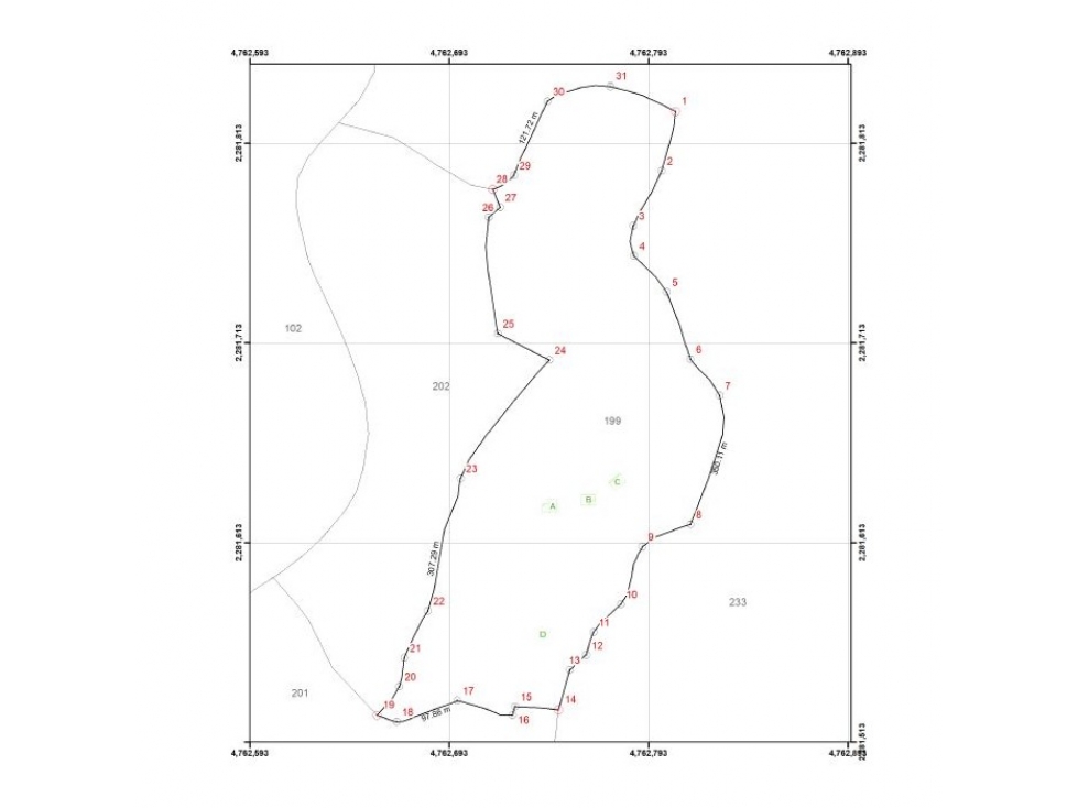 VENDO LOTE ESQUINERO DE 2.867 m² EN LA PARCELACIÓN AGUA SELVA
