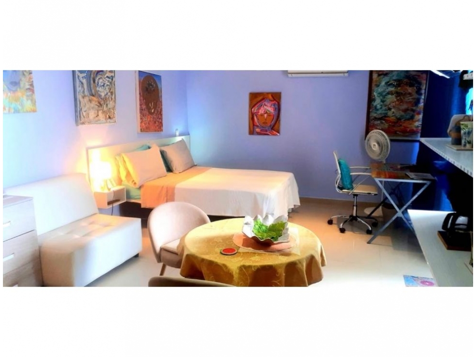 APARTAESTUDIO AMOBLADO EL LAGUITO — foto 2
