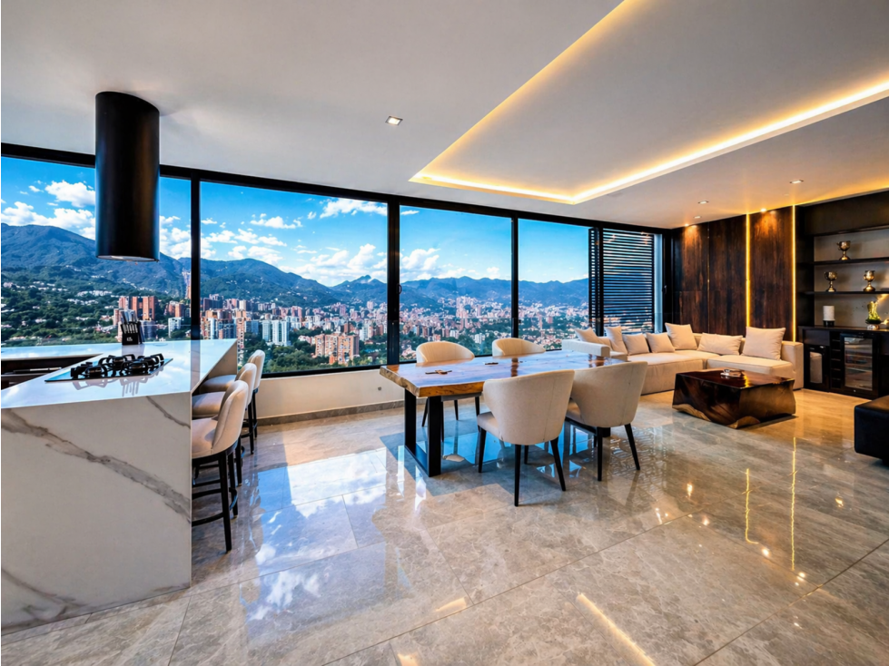 Venta de Apartamento Pent House Triplex en El Poblado Medellin