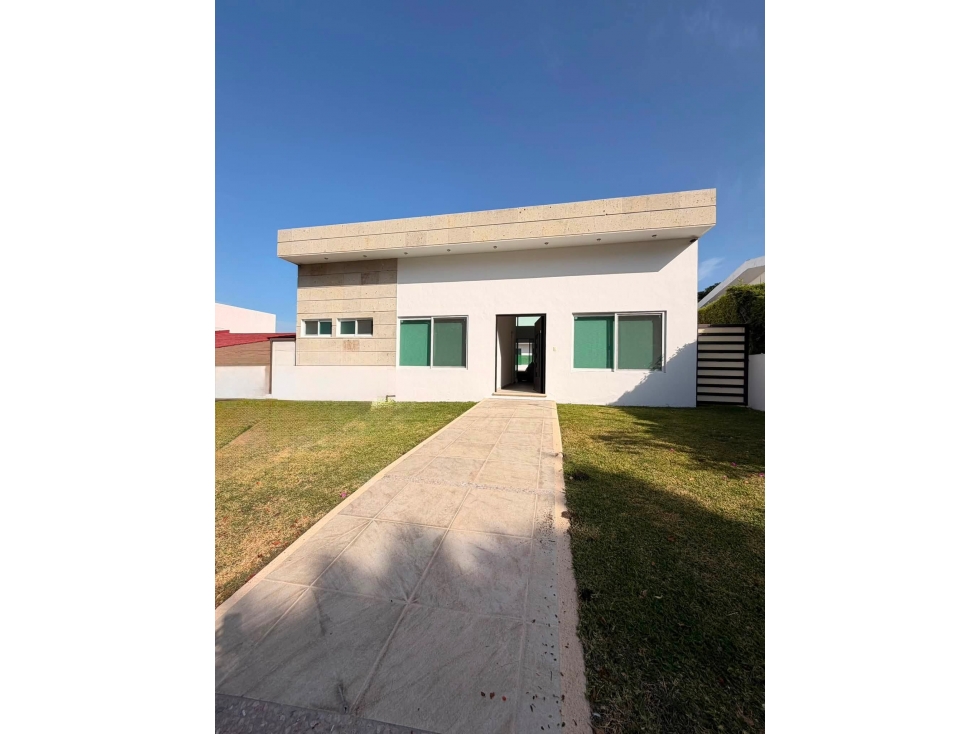 CASA SEMI NUEVA EN RENTA ANUAL AMUEBLADA - 1