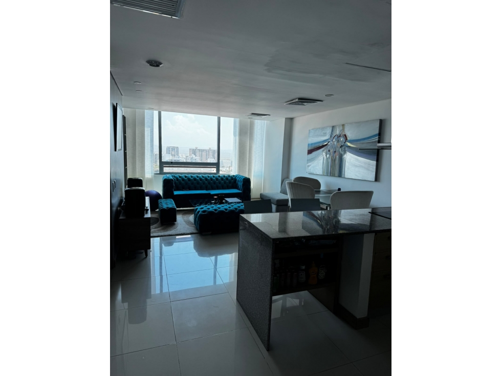 SE VENDE APARTAESTUDIO AMOBLADO HILTON BARRANQUILLA — foto 2