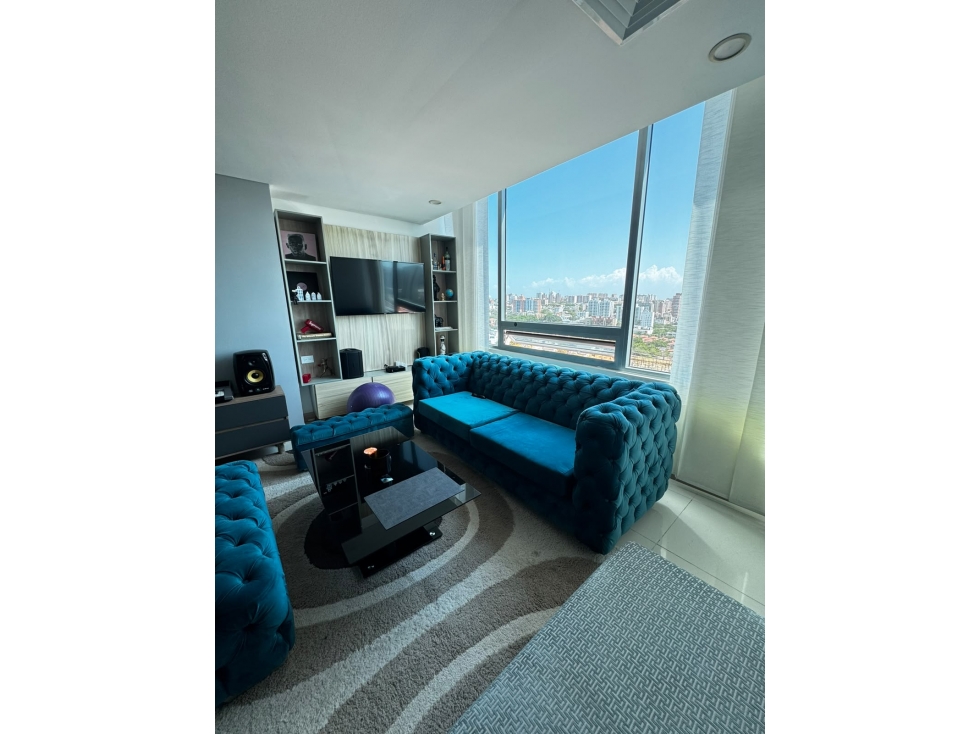SE VENDE APARTAESTUDIO AMOBLADO HILTON BARRANQUILLA